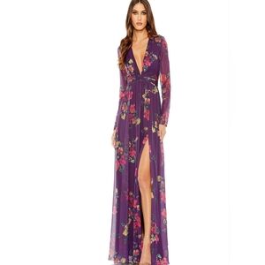 MacDuggal Gorgeous Chiffon Evening Gown  NWT Size 6